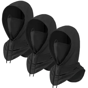 3 Pack Balaclava Sun UV Protection Hood Breathable Full Head Mask Face Cover for Men Women Motorcycle Cycling Fishing