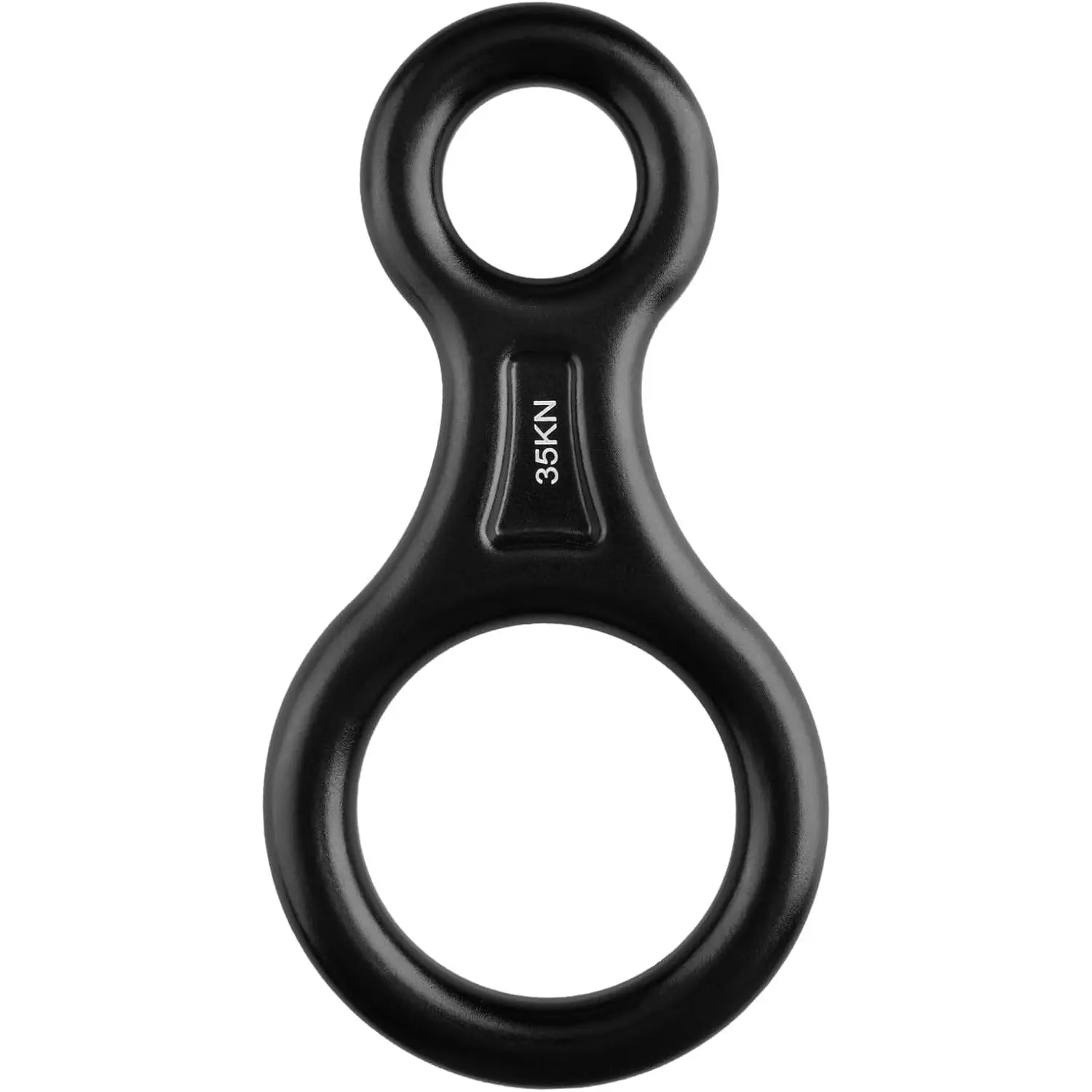 Aluminum Alloy Figure 8 Shape Rescue Descender, Heavy Load Belay Gear for Climbing Rigging, Rappel Work Downhill Equipment, Rock Climbing, Heavy Duty, 35Kn Capacity
