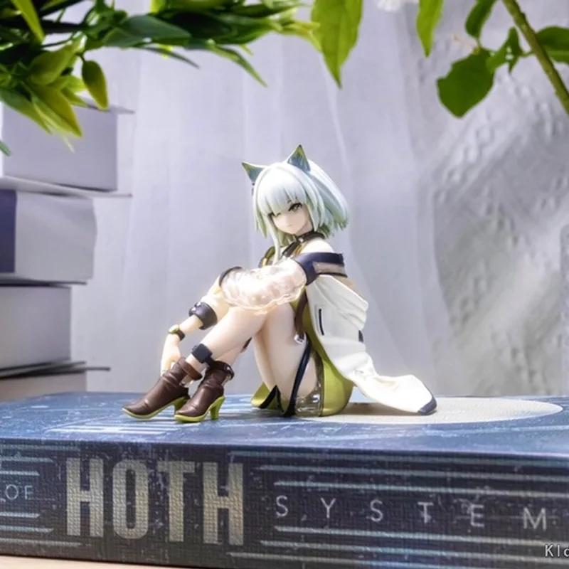 Arknights Kal'tsit Pvc Figure Cute Anime Girl Action Model Toy Stress Relief Collectible Birthday Gift Soft Adorable Sensory Play Fun For Kids Adults Home Decor