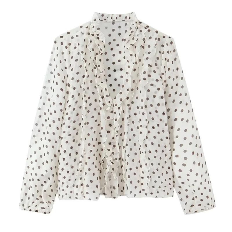 Aria Muse 2026 new women's fashion casual temperament simple long sleeved V-neck design layered decorative shirt