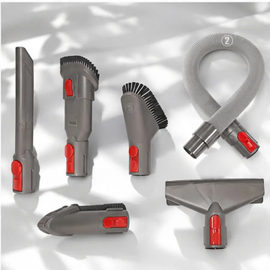 Vacuum Attachments Kit,6-Piece Vacuum Accessories Replacement| For Dyson V7 V8 V10 V11 V15 Cordless Models