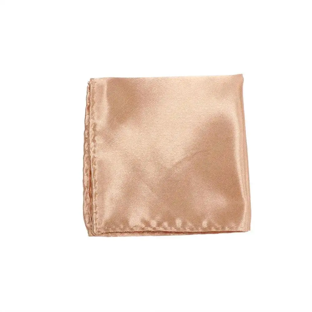 Satin Men Accessories Party Solid Plain Formal Suit Hanky Solid Satin Plain Men Pocket Handkerchief Pocket Square Silk Hanky