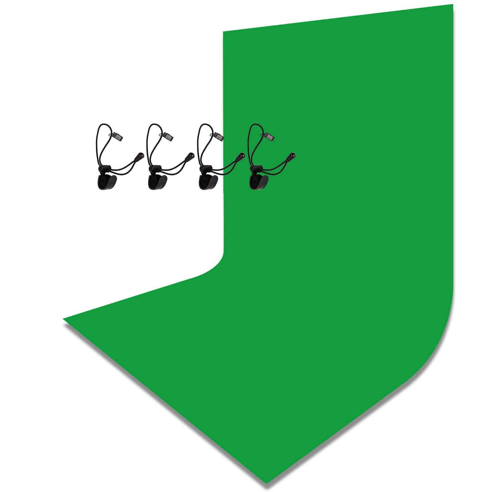 6x9ft Green Screen Background, Chromakey Virtual Green Screen Background Sheet, Cloth Fabric Curtain For Video Studio