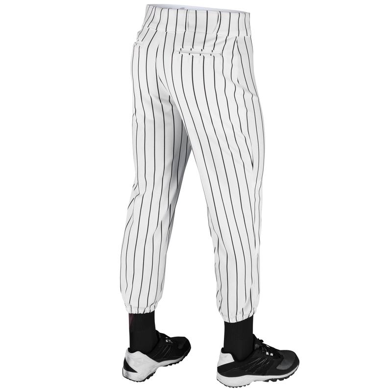 Traditional Fit Triple Crown Classic Baseball Pants With Knit-in Pinstripes And Reinforced Sliding Areas