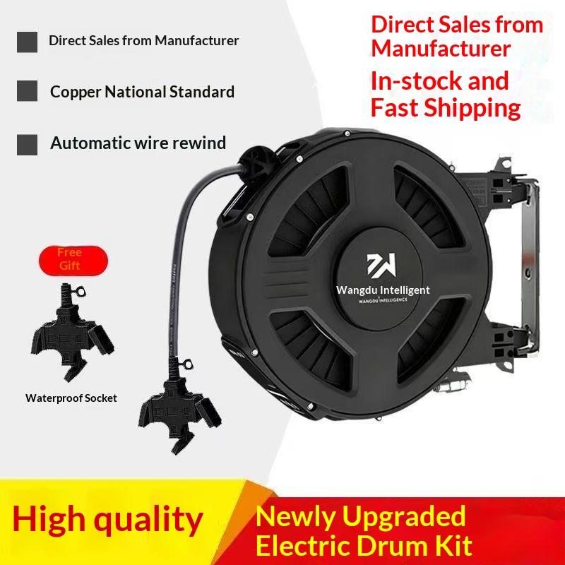 Electric drum cable reel, automatic retractable cable reel, cable coiler, wire reel, cable winder, wire drum