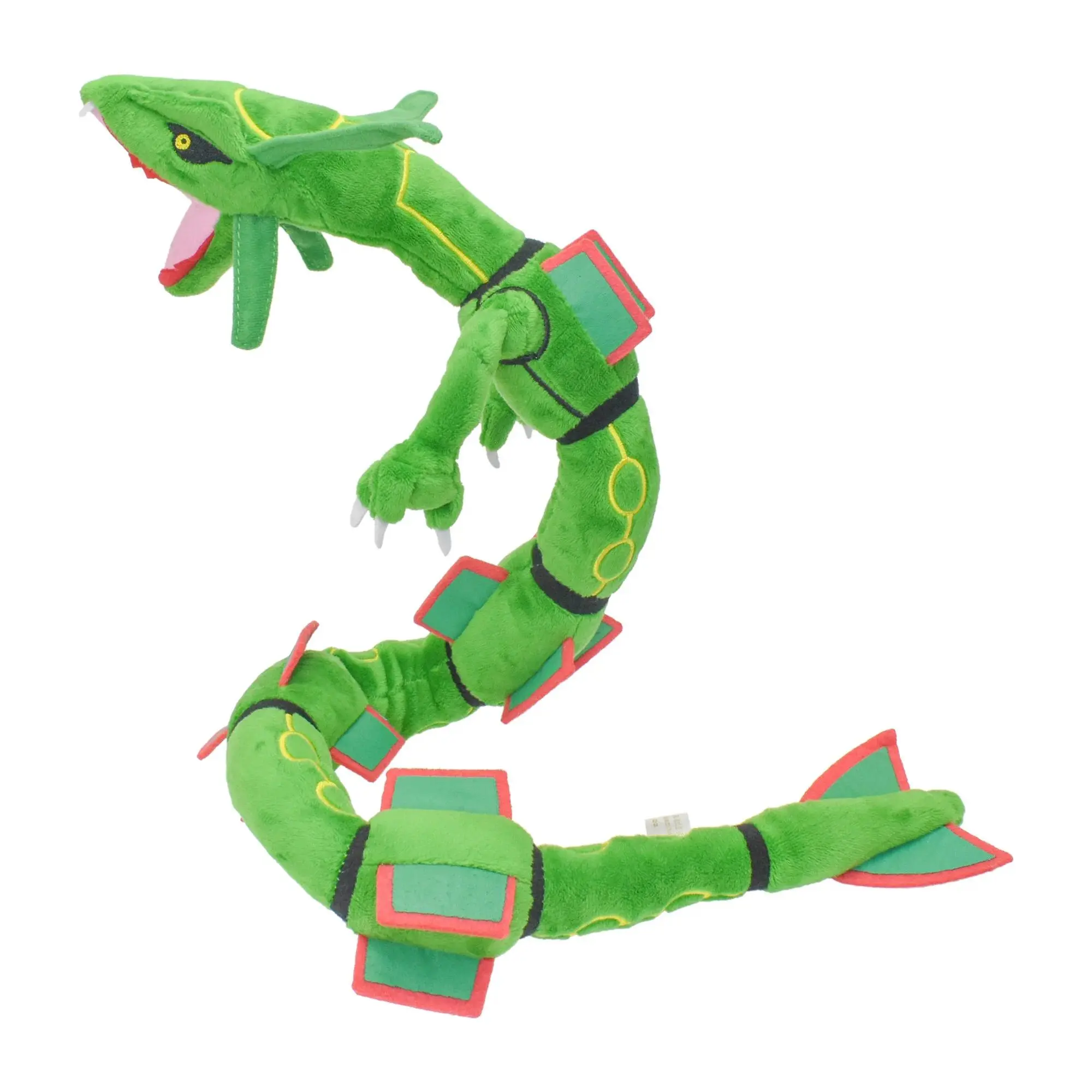 30 Inch Rayquaza Dragon Green Cotton & Polyester Fibers Soft Stuffed Plush Toy, Anime Collectible Plushies, Durable & Easy to Clean Stuffed Plushies, Gift for Kids (Toys & Hobbies Specialty DIY Supply)