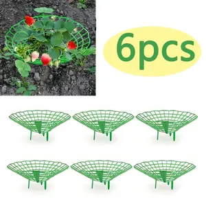 Strawberry Plant Stand with 3 Sturdy Legs, Strawberries Support Rack, Potted Strawberry Holder, Anti-Rot Fruit Support