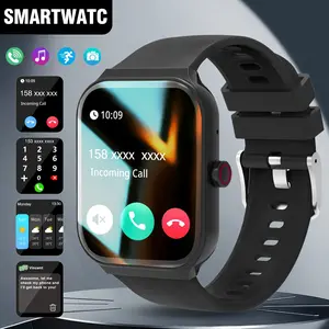 Smartwatch with Wireless Calling, Multiple APP Notifications, Customizable Wallpaper, Music Control, Compatible with iOS/android, Wearable