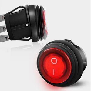 Nilight 22 Inch 480W Triple Row Spot Flood LED Light Bar | 2Pcs 4 Inch 60W LED Pods | 12FT Wire 3Pin Switch 3 Leads