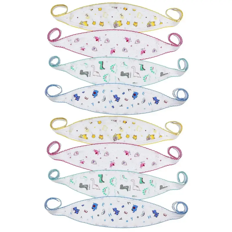 Babies' 8-Pack Comfortable Newborn Baby Belly Binder - Assorted Print - One Size