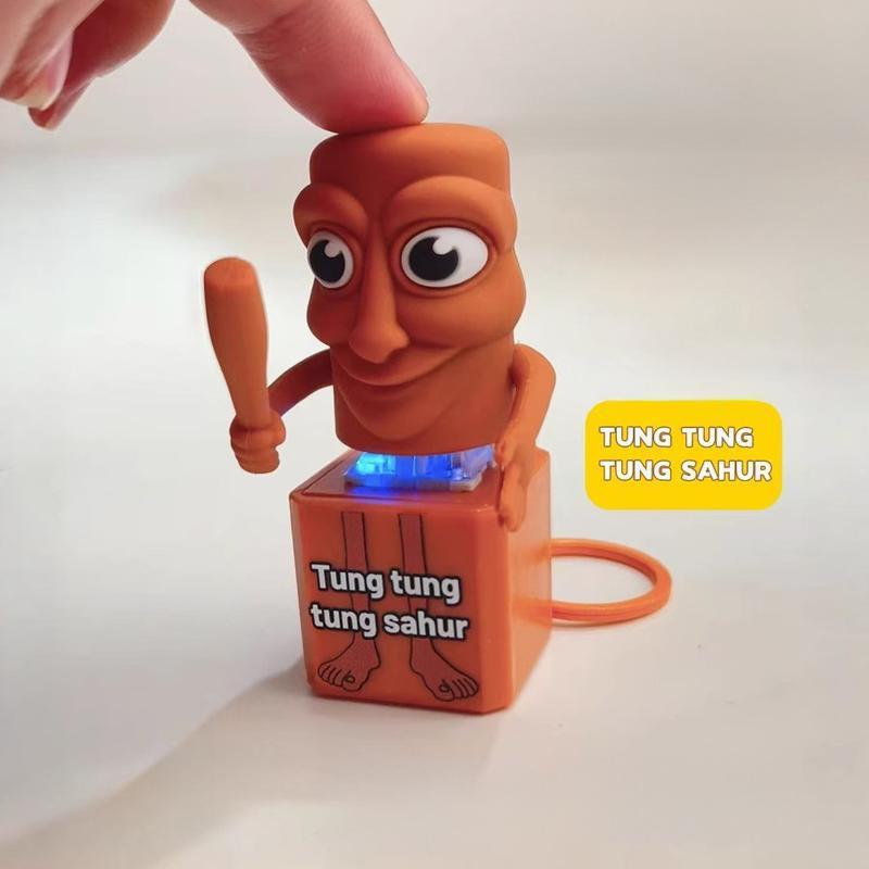 Quacking Duck Hat Keychain - Animal-shaped Press-to-Activate Sound Keychain for Relaxation & Stress Relief - Cute Animal Sound Generator for Focus & Focus - Ideal Gift for Duck Lovers