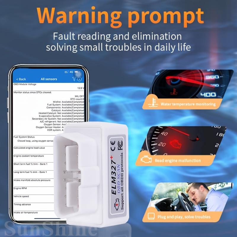 Wireless OBD2 Car Code Reader - Engine Fault Diagnostic Tool for iOS & Android