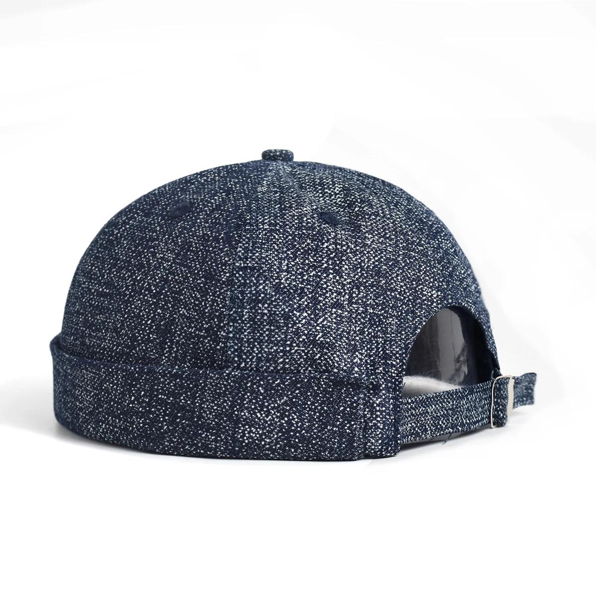 Washed Docker Beanie Brimless Cap Hat Without Visor Solid Color Retro Vintage Street Style Spring Autumn Outdoor Gorras