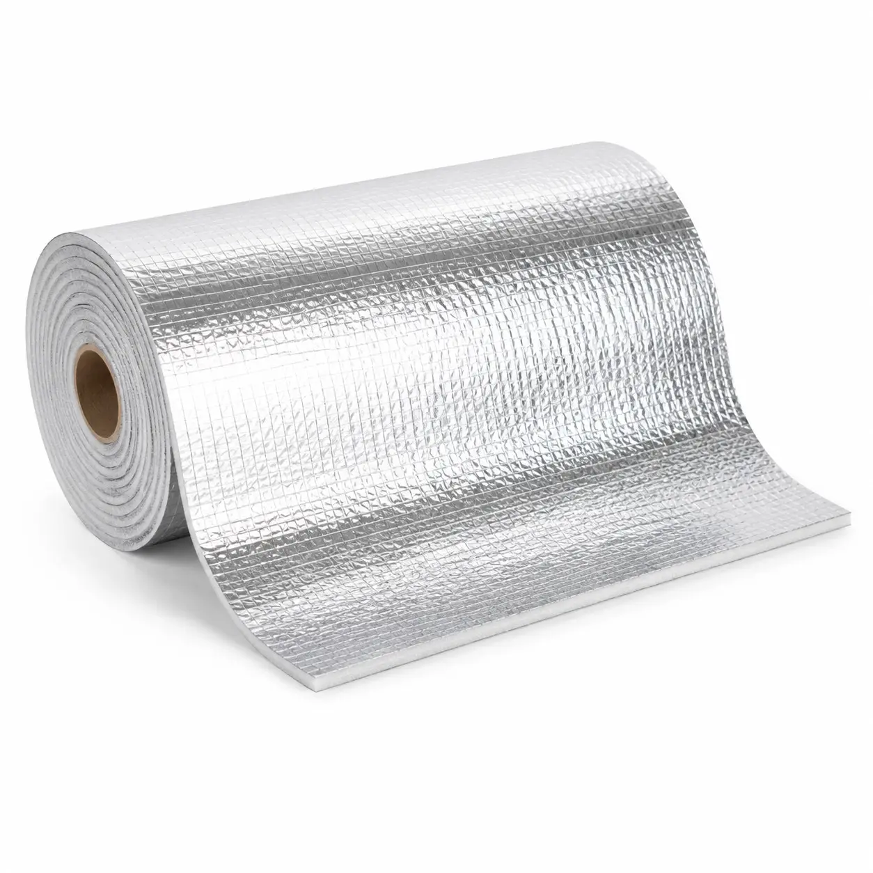 Double-Sided Aluminum Foil Reflective Insulation Roll, 3mm Foam Core Radiant Barrier, Easy-Cut Thermal Insulation Sheet for Garage Doors, Windows, RVs, Roofs, Walls & Ducts