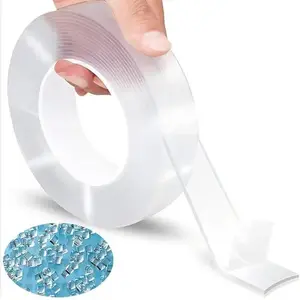 Ideal for Walls, Carpets, and Mats Invisible Adhesive Self Adhesive