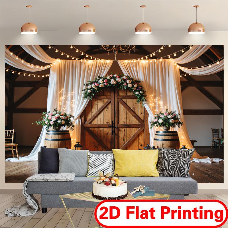 Soft Polyester Multi-Size Backdrop Cloth - Banners, Soft Texture, Summervibes Room Decoration for Anniversary, Bachelor Party Celebrations