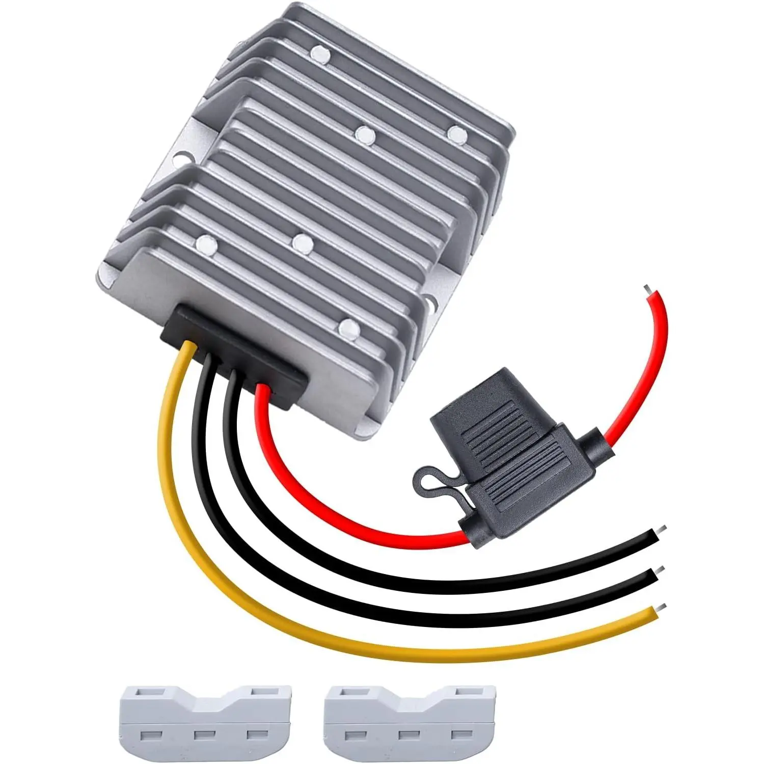 DC 48V 36V 24V to 12V 20A 240W DC-DC Step Down Converter| Buck Converter Voltage Regulator with Fuse for Golf Carts & RVs