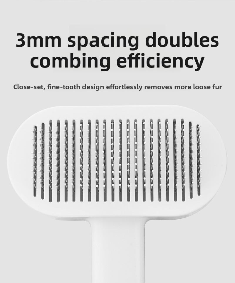 Pet Supplies Dematting Deshedding Pet Comb for Dogs & Cats, Grooming Massage Brush for Removing Loose Fur