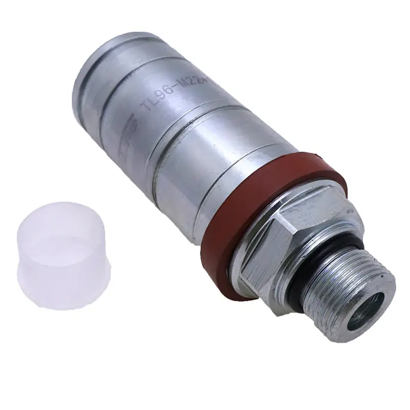 FridayParts FP 3CFPV Push Pull Valve Breakaway Hydraulic Female Quick Coupler with Cap for John Deere 5720 5820 6010 6020 6110 6200 7130 7530
