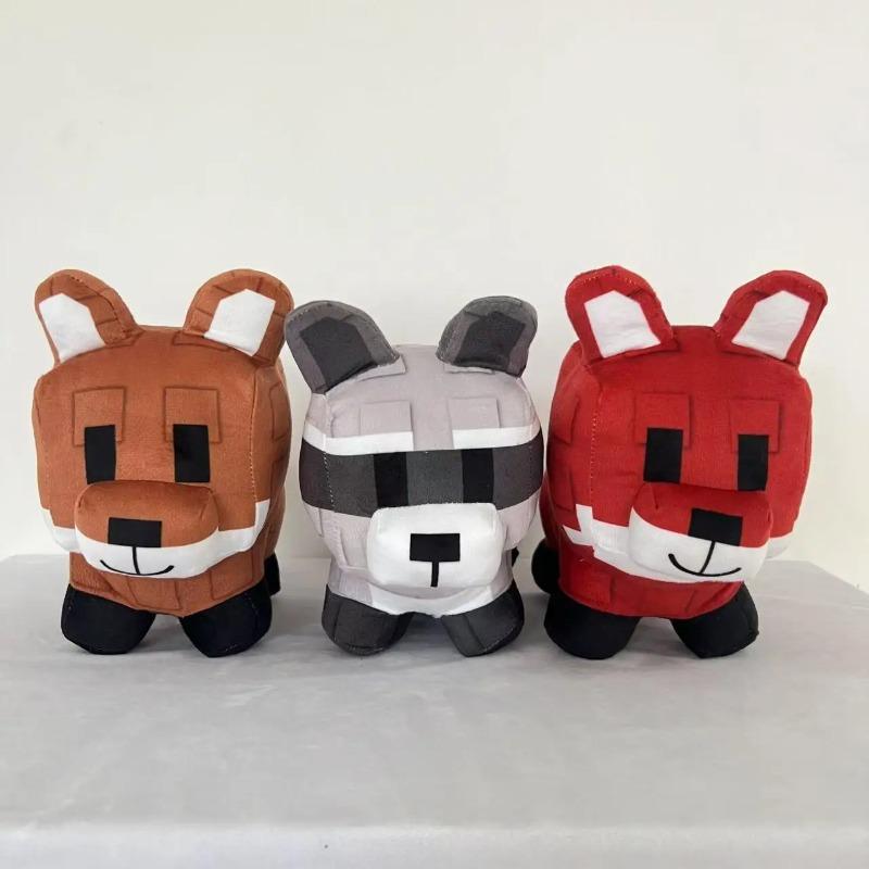 Pet Simulator X Blocky Plush Complete Set, 6 Styles Soft Game Character Stuffed Dolls, Collectible Plushie Gift for Fans & Kids