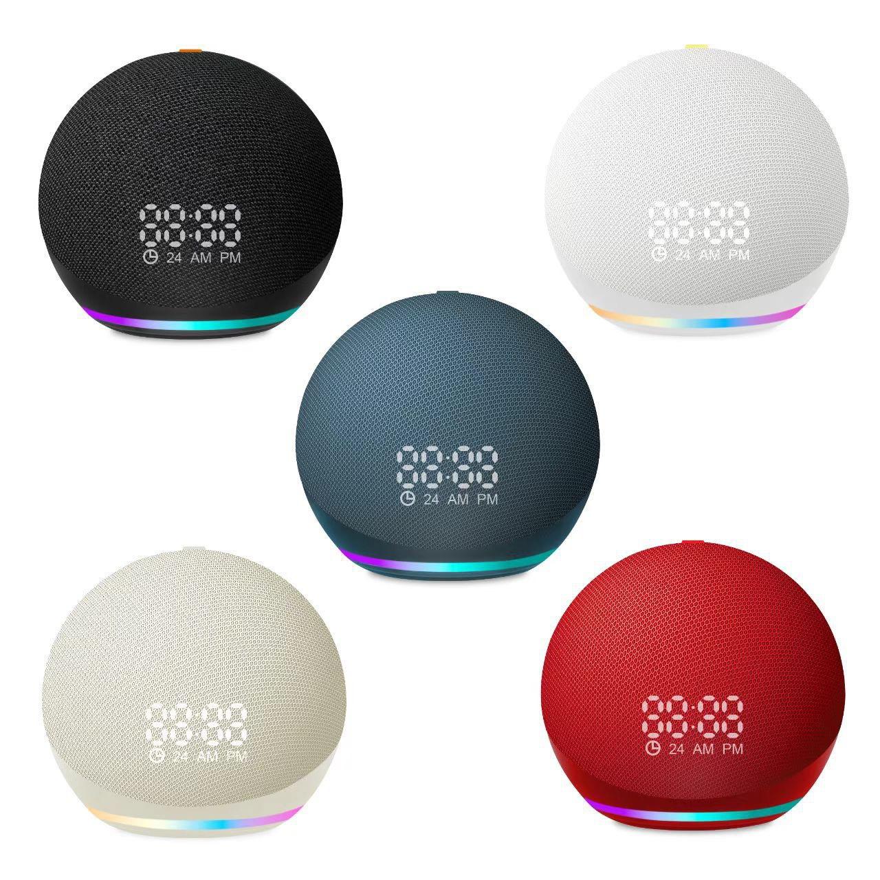 Alaxe Bluetooth speaker with display, wireless speaker wall mount, fabric mini speaker, desktop mini speaker