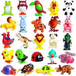 24 Pcs Wind Up Toys Assorted Animals Bulk Flipping Walking Jumping Clockwork Toy, Wind Up Animal Party Favors Toy for Birthday Party Favors, Classroom Prizes, Treasure Boxfidget toys