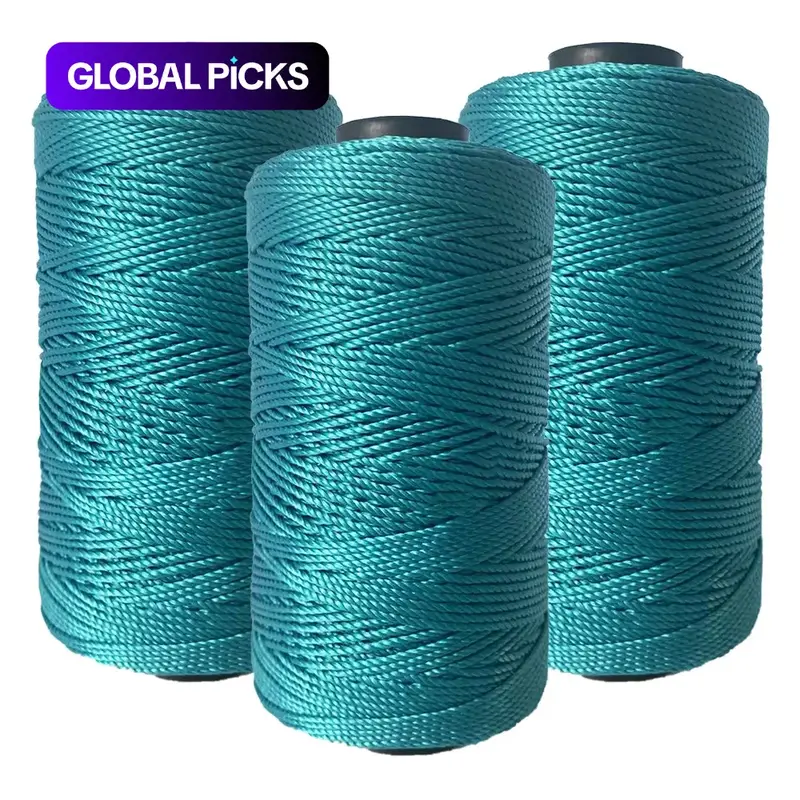 3-Pack 100g Ice Silk Yarn, Three-Ply Ice Silk Thread, Ideal for Crochet Hats, Handmade Bags, Knitted Seat Cushions, Shoe Laces, Nylon Thread #GLOBAL PICKS