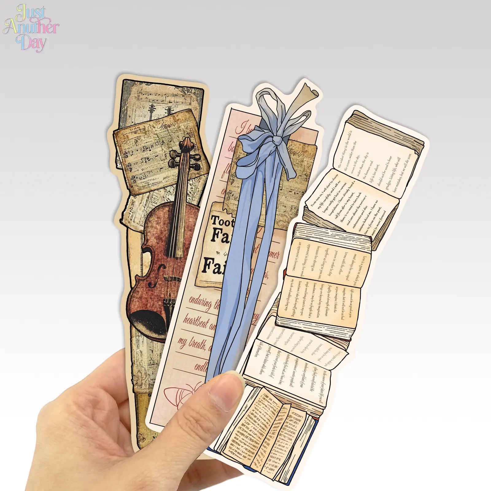 30Pcs Vintage Reading Themed Paper Bookmarks, Unique Shaped Decorative Mark Cards with Retro Designs, Perfect Gifts for Students, Book Lovers & Readers