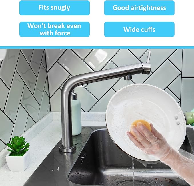 LZDJTQ 20Pcs(10 pairs) Long Disposable Cleaning Gloves, 60 cm/ 23.6inch Elbow Length Plastic Waterproof Sleeve for Cooking, Dishwashing, Hair Color, Field Dressing, House Cleaning,House Gardening LZDJTQ 20Pcs(10 pairs) Long Disposable Cleaning Gloves, 60 cm/ 23.6inch Elbow Length Plastic Waterproof Sleeve for Cooking, Dishwashing, Hair Color, Field Dressing, House Cleaning,House Gardening
