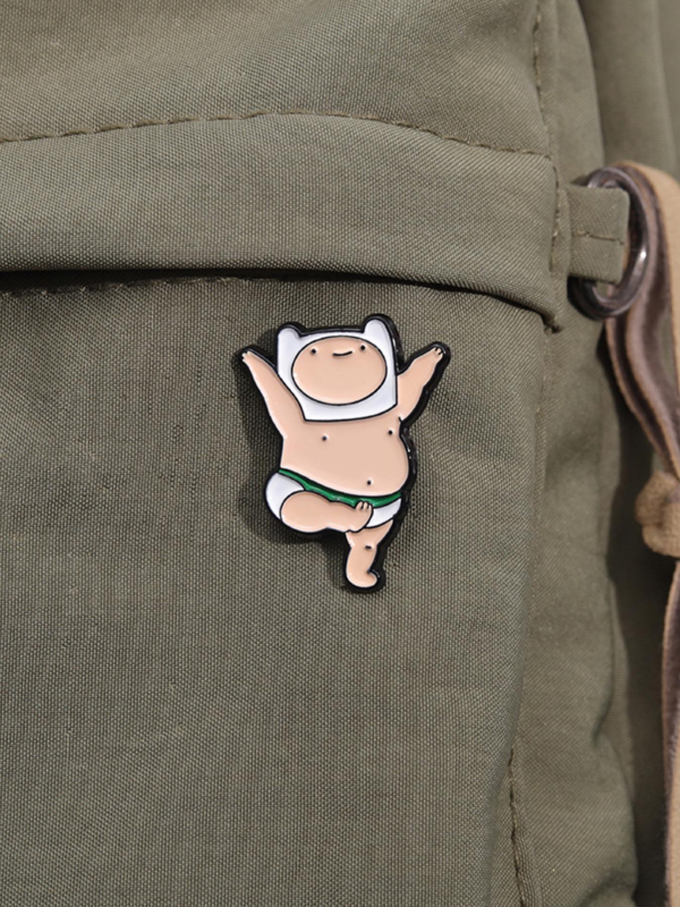 Cute Cartoon Design Brooch, Durable Metal Pins, Fashion Alloy Badge for Daily Clothing Decor, Summer 2024 Clothes Accessories for Men & Women