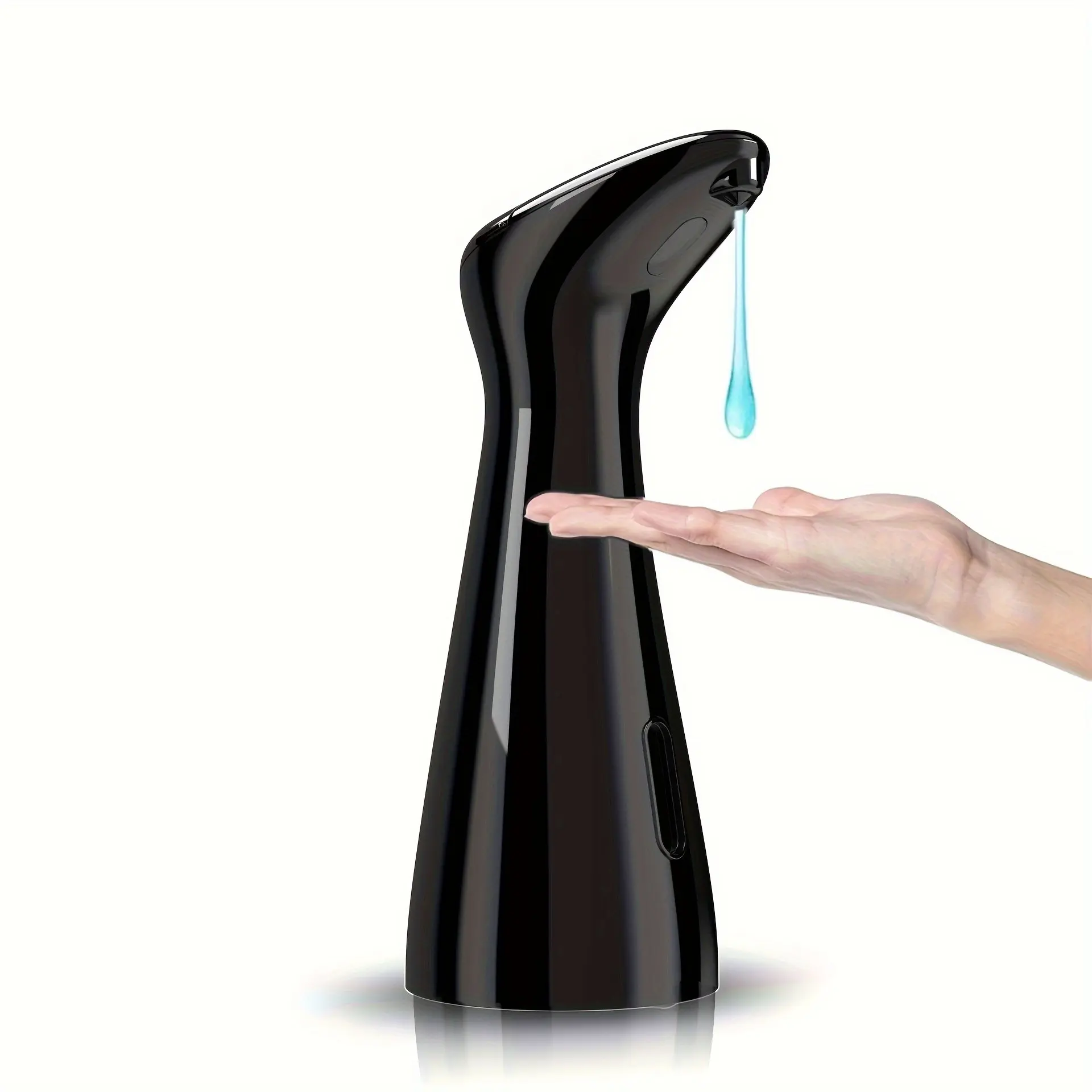 Curved Automatic Soap Dispenser, Liquid Soap Dispenser, Toiletries Dispenser, Touchless Infrared Sensor, Waterproof Hands-Free Soap Pump, 280ML, Bathroom & Kitchen Use