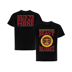 Brock Lesnar Beast Wrestling Tee Oversized Graphic T-Shirt Streetwear Unisex