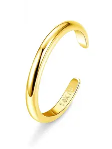 14K Gold Plated Toe Rings Adjustable Toe Ring for Women Thin Toe Rings Open Band Toe Ring Summer Beach Foot Jewelry Set