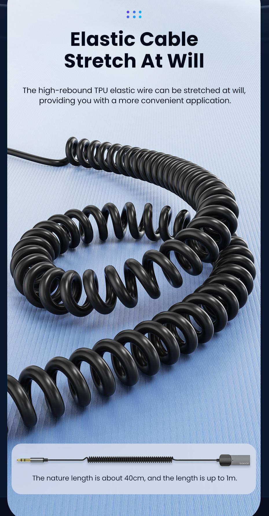 Toocki Wireless Aux Bluetooth Adapter USB to 3.5mm Jack Car Audio Aux Dongle Bluetooth 5.4 Handsfree Kit for Cars Wireless Receiver BT Transmitter Toocki Wireless Aux Bluetooth Adapter USB to 3.5mm Jack Car Audio Aux Dongle Bluetooth 5.4 Handsfree Kit for Cars Wireless Receiver BT Transmitter