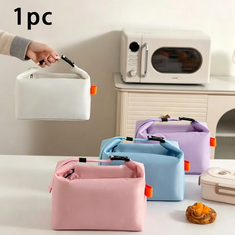 Large Capacity Thick Durable Insulated Bag, Portable Lunch Bag, Insulated Lunch Bags, Leakproof Cooler Bag, Small Leak-Proof Insulated Cooler, Oil-Resistant, Ideal for Work, Office, Picnic, Travel