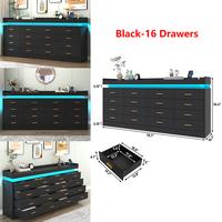 Black-(16 Drawers)