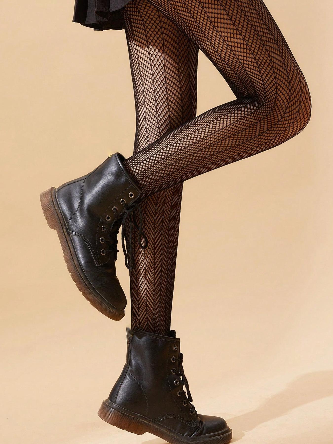 Women's Floral Lace Fishnet Tights, Elegant Comfy Breathable Nylon Pantyhose for Daily Wear, Summer Outfits 2024, Ladies Socks for All Seasons