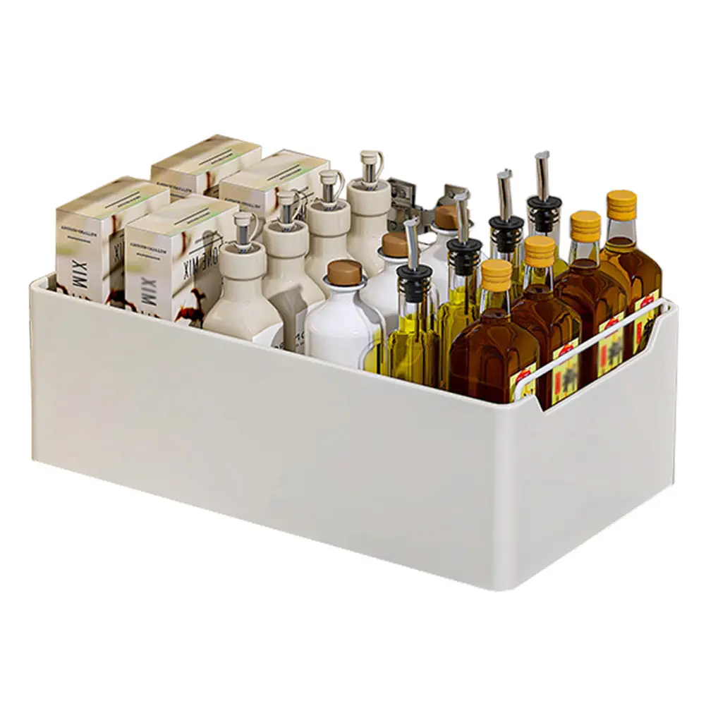 Versatile Pull-Out Kitchen Cabinet Organizer – Metal Sliding Storage Rack for Pantry, Cupboard, Under basin – Tool-Free Installation, Extendable Drawer Shelf, Space-Saving Design