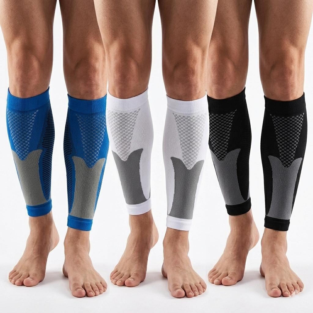 Unisex Calf Compression Sleeves - Adjustable, Lightweight Summer, Soft Breathable, Anti-Slip, Machine Wash, 25-43cm/9.84-16.93inch Calf Circumference, Lifestyle Leg Support for Running,Cycling, Alleviates Fatigue, Tibia Pain Relief, Black Sports Sleeves, Unisex Calf Compression Sleeves - Adjustable, Lightweight Summer, Soft Breathable, Anti-Slip, Machine Wash, 25-43cm/9.84-16.93inch Calf Circumference, Lifestyle Leg Support for Running,Cycling, Alleviates Fatigue, Tibia Pain Relief, Black Sports Sleeves,