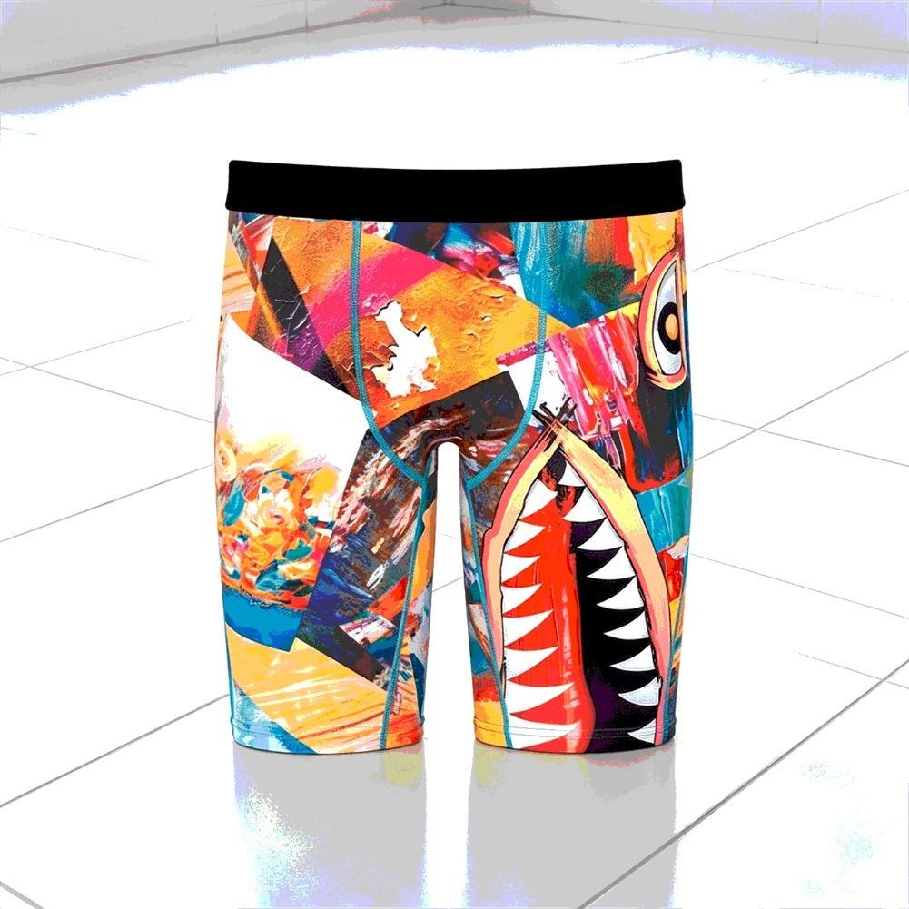 Mens Streetwear Boxer Briefs Ice Silk Compression Underwear Quick Dry Breathable Seamless Athletic Performance Fit Mens Streetwear Boxer Briefs Ice Silk Compression Underwear Quick Dry Breathable Seamless Athletic Performance Fit