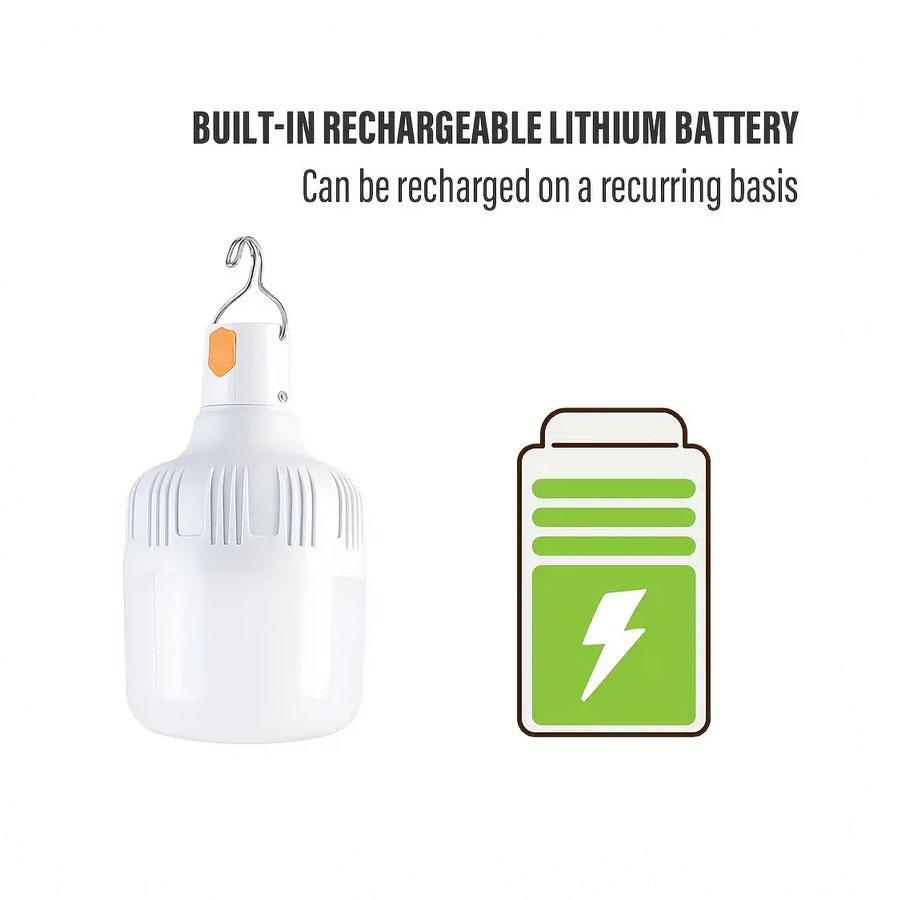 Led Charging Lamp Bulb, Outdoor Camping Light, Mobile Super Bright Emergency Light, Portable Led Light Bulb for Outdoor Camping, Lighting, Led Bulbs