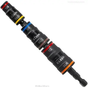 Tools 32933 Impact Driver, SAE 7-in-1 Impact Rated Socket Set, 3 Flip Sockets with 6 Hex Driver Sizes and 1/4-Inch Bit Holder, 5-Inch ShaftEverlanelnspired17FFSummitSupply7DD16MunchMingle