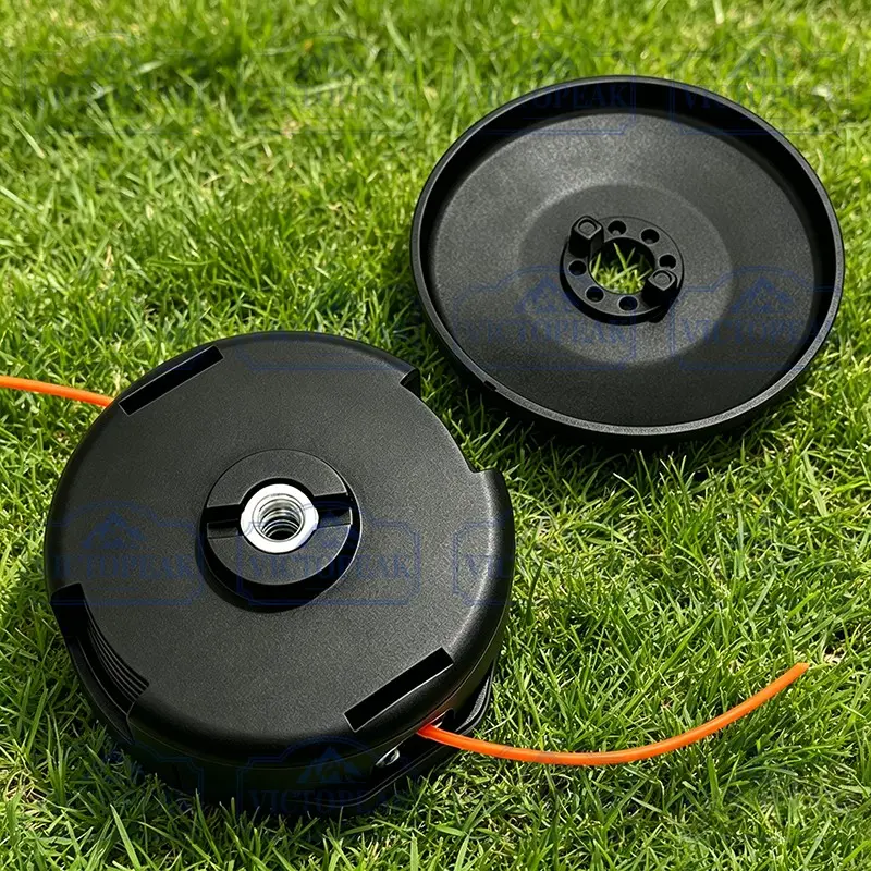 M10*1.25 Grass Trimmer Head Easily Install Rotate Line for Brush Cutter Head Universal Brushhead Grass Trimmer Accessories