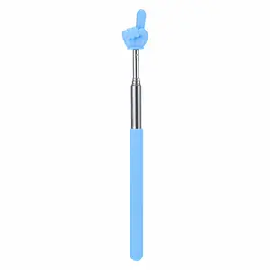Retractable Teaching Pointer, Telescopic Hand Pointer for Teachers and Students with Stainless Steel Material, Finger Reading Stick for Classroom and Home Use