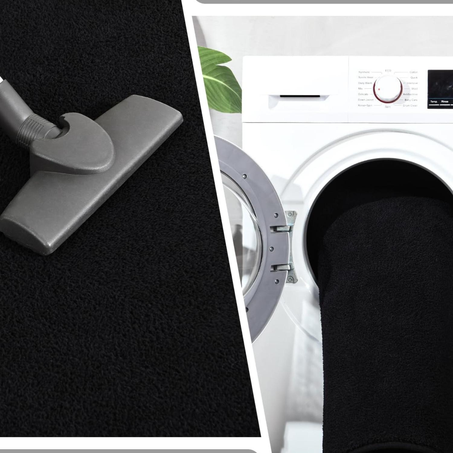 Memory Foam Area Rug - Ultra Soft Non-Slip Carpet in Burgundy, White, Yellow, Black, Blue,Multiple Sizes for Living Room-S & Bedroom-S