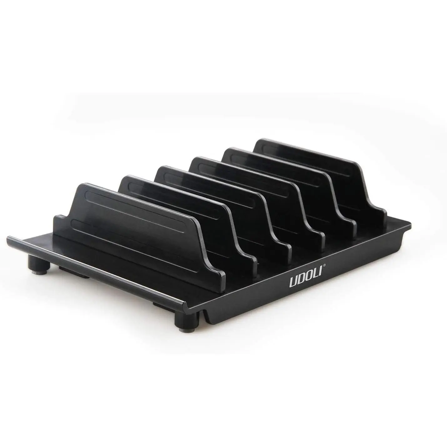 Adjustable Universal Multi Device Organizer Dock Stand Holder, Tablet Cell Phone Desktop Stand for iPhone Samsung Galaxy Google Nexus Kindle (Black)- No Charging PortGift