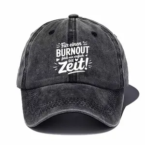 Women's Sporty Chic Cotton Baseball Cap, "Emotionally Exhausted" Embroidery, Adjustable Dad Hat for Everyday Wear, Commute, Daily Casual Outings