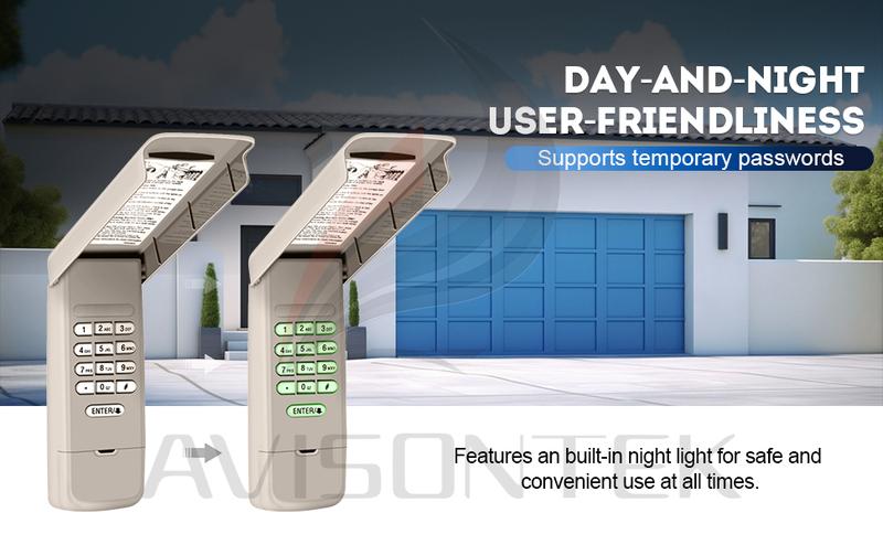 CMXZDCG440 CMXZDCG453 Universal Garage Door Opener Keypad & Remote【12 Year Warranty】