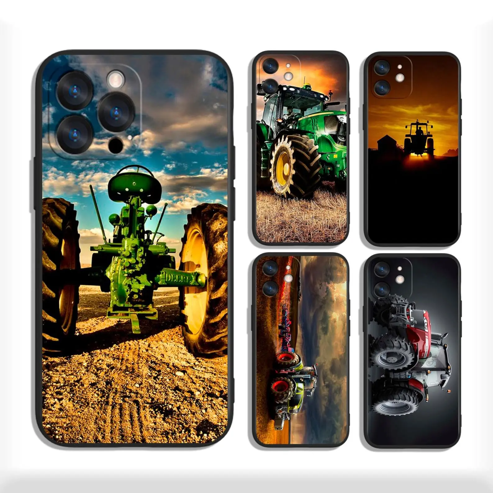 Farm Tractor-Style Phone Case – Compatible with iPhone 11–17 Pro Max/Plus and Samsung Galaxy S23–S25 Series
