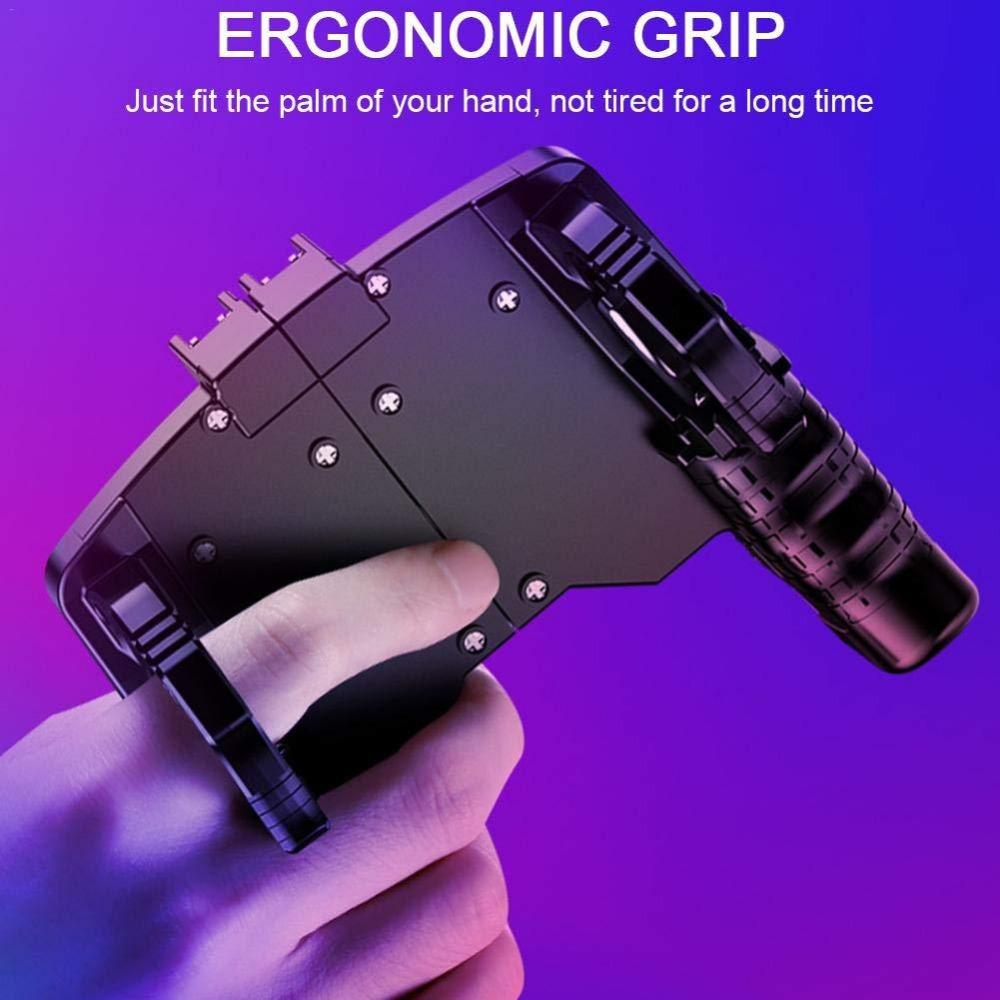 Gaming Trigger Controller for Free Fire and PUBG Mobile - Mobile Game Pad Joystick for Android and iPhone - Pro Mobile Gaming Accessory